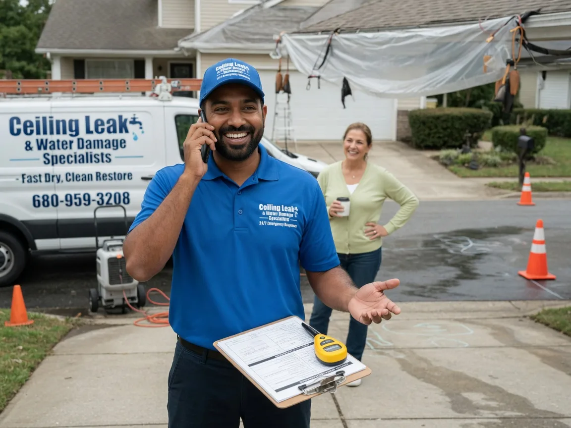 Ceiling Leak Cleanup Merchantville, NJ FAQs